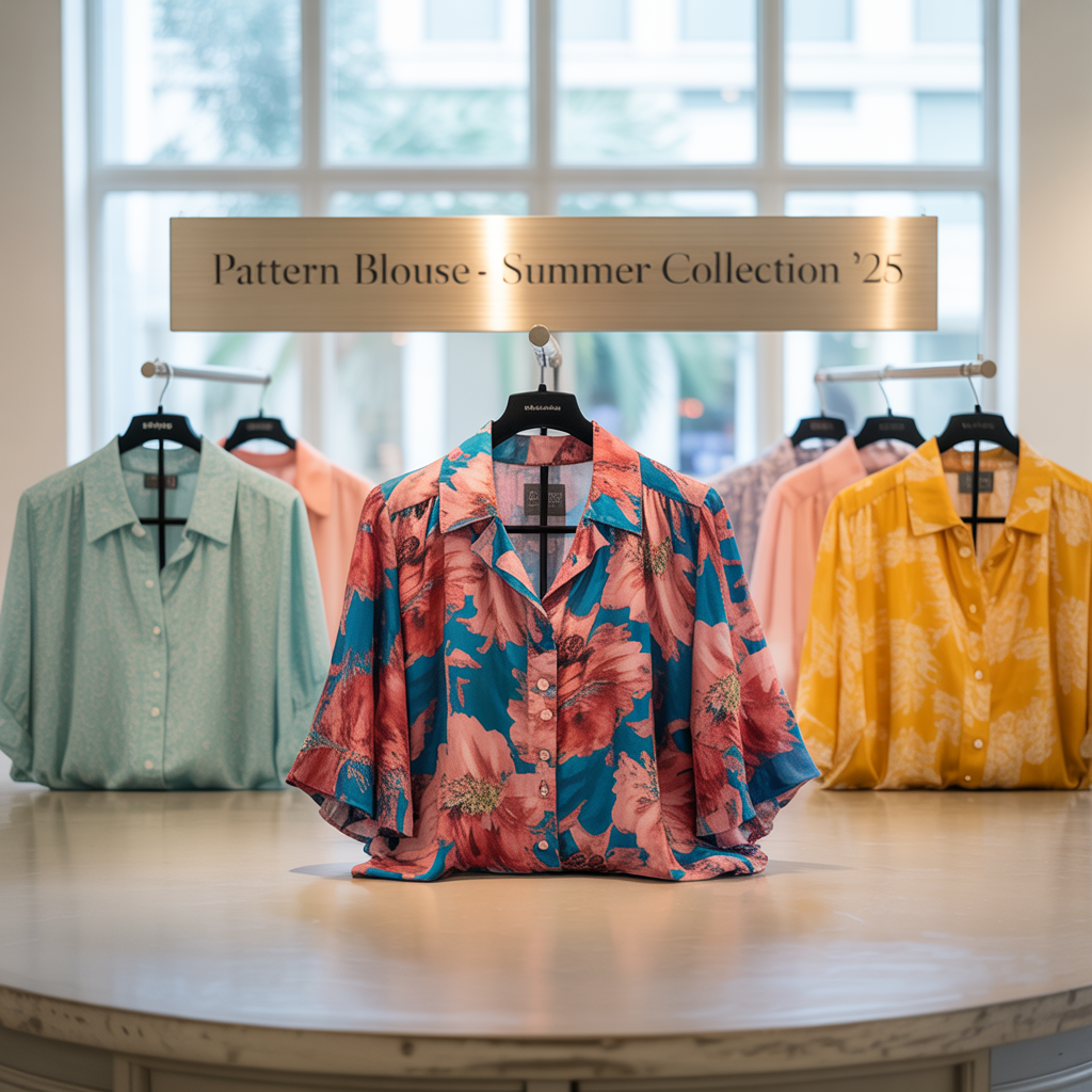 Pattern Blouse Summer collection '25