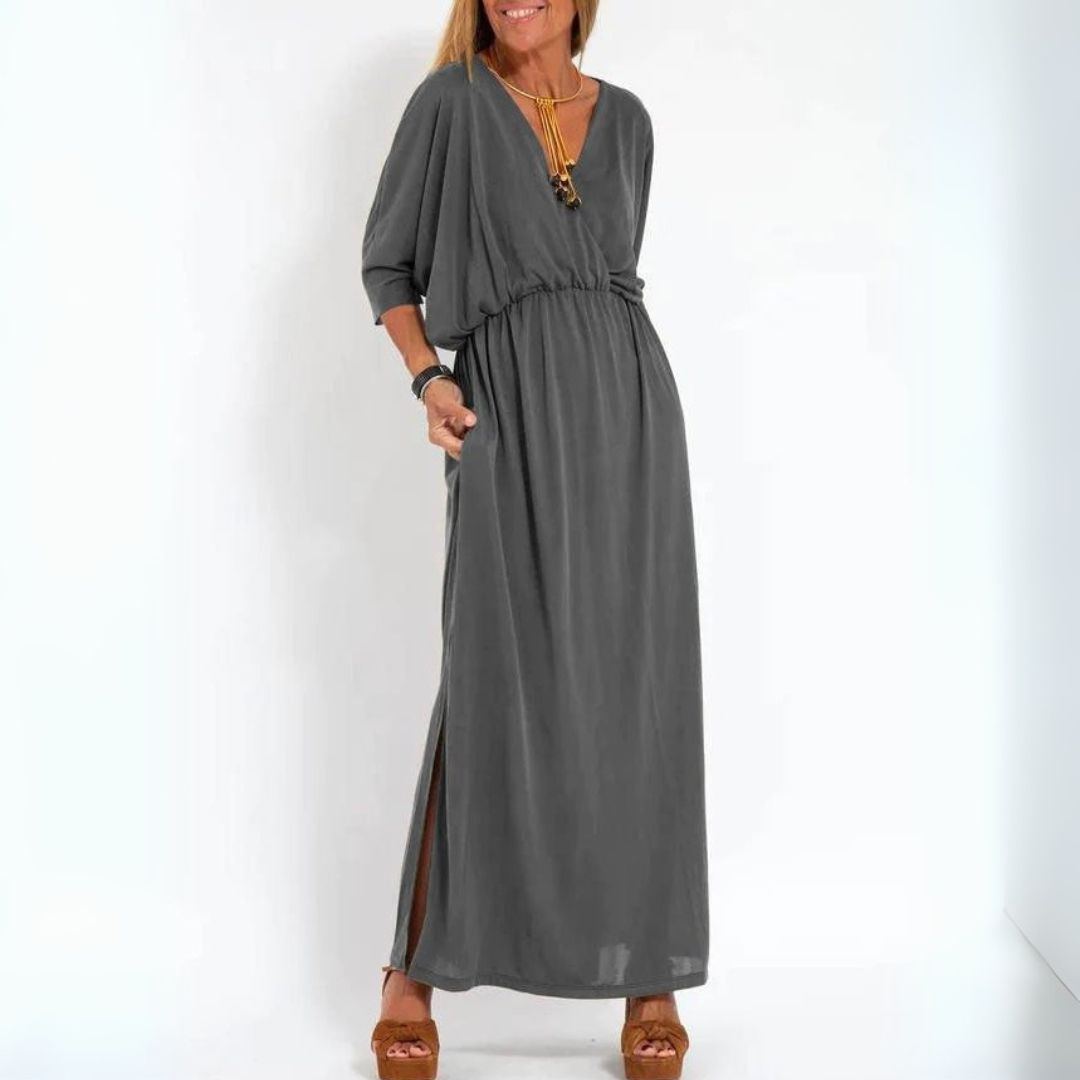 Charlotte | Elegant Maxi Dress with V-Neck
