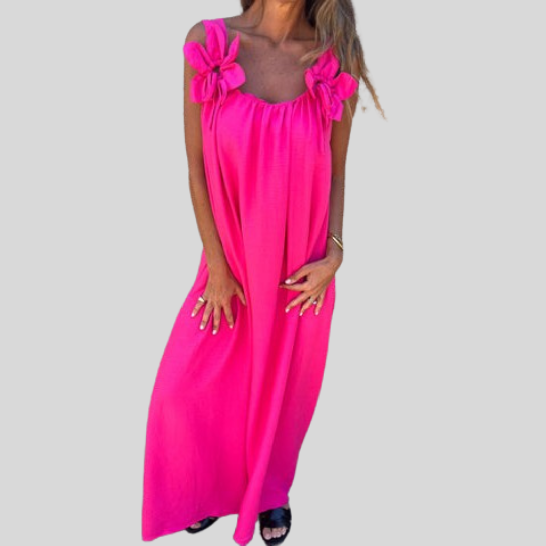 Stella | Elegant Summer Dress with U-Cut