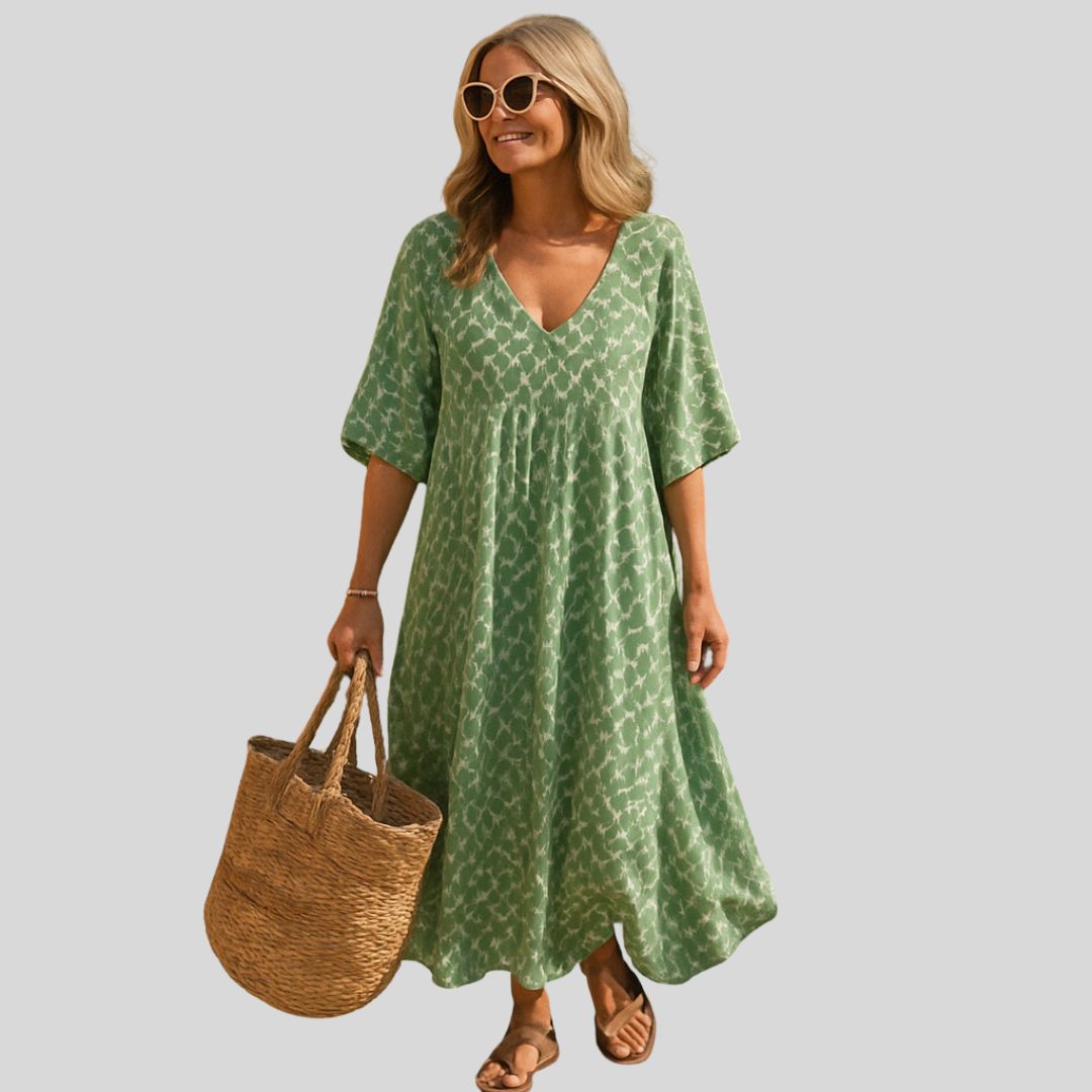 Deanna | Lightweight boho maxi dresses with geometric patterns