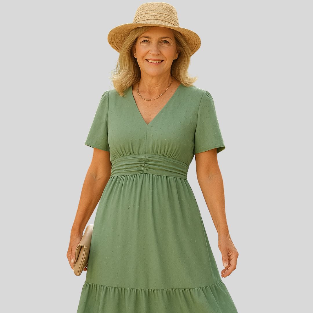 Jolana | Lightweight Summer Dresses with V-Neck