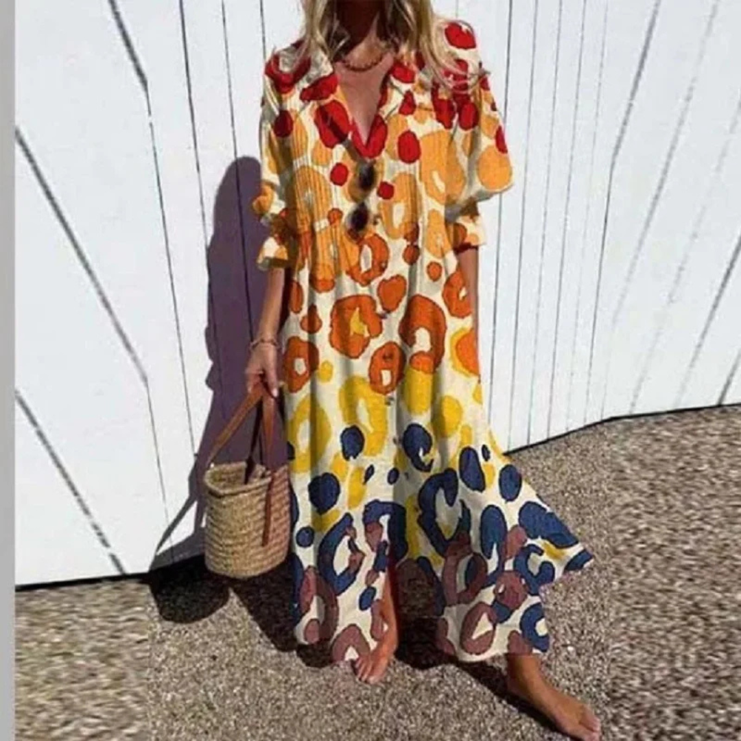 Ann | Boho dress with a loose silhouette