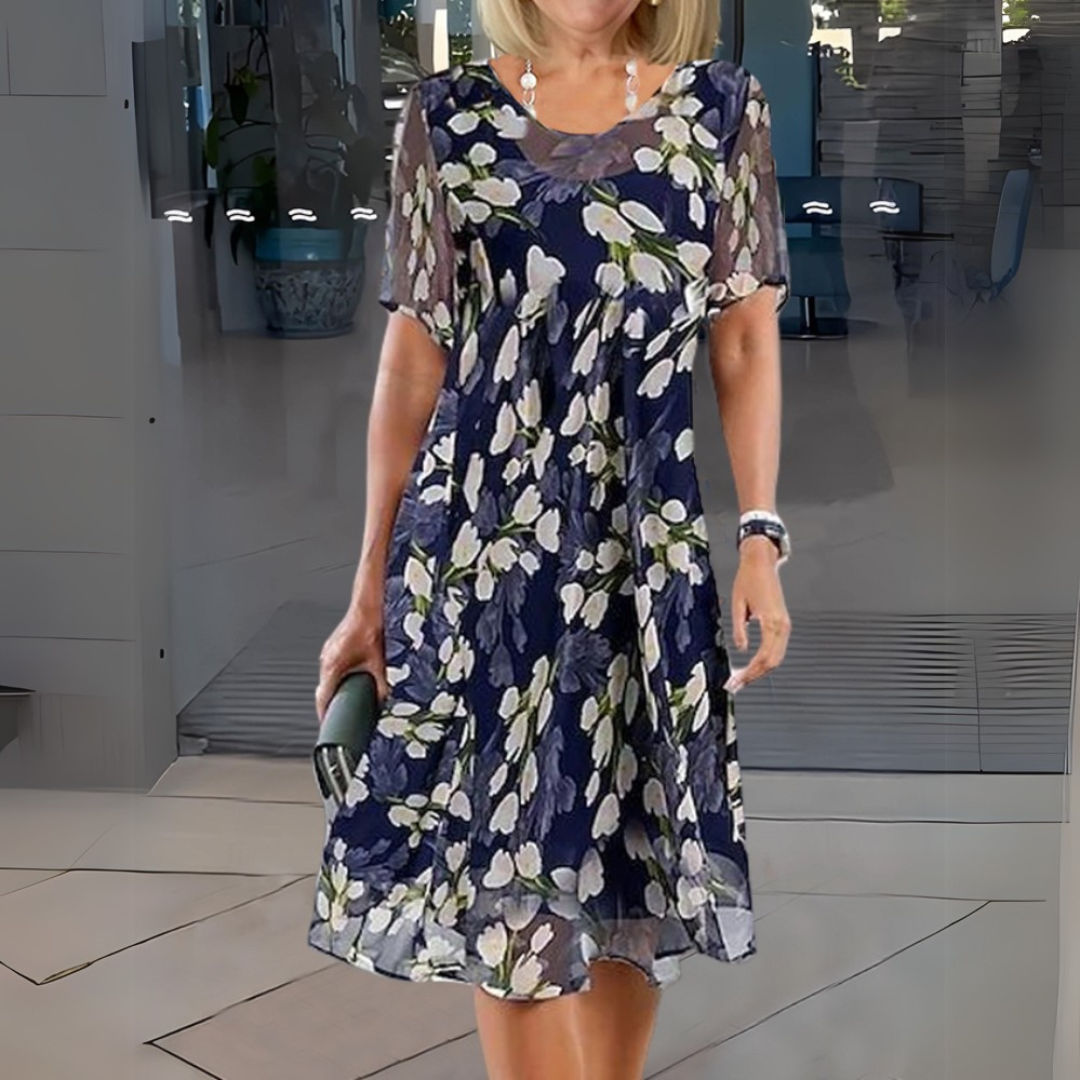 Madison | Floral Print High-Waisted Dresses