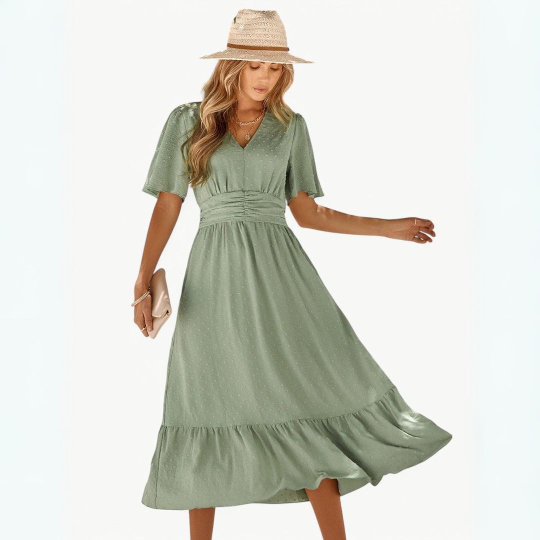 Jolana | Lightweight Summer Dresses with V-Neck