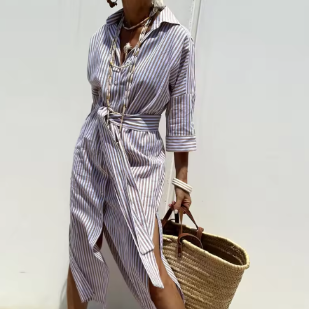 Nikol | Striped Shirt Dresses with a Modern Cut