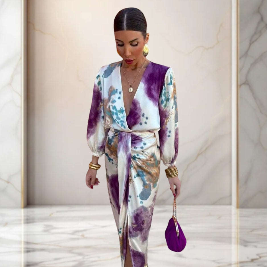 Valeria | Elegant Dress with a High Waist