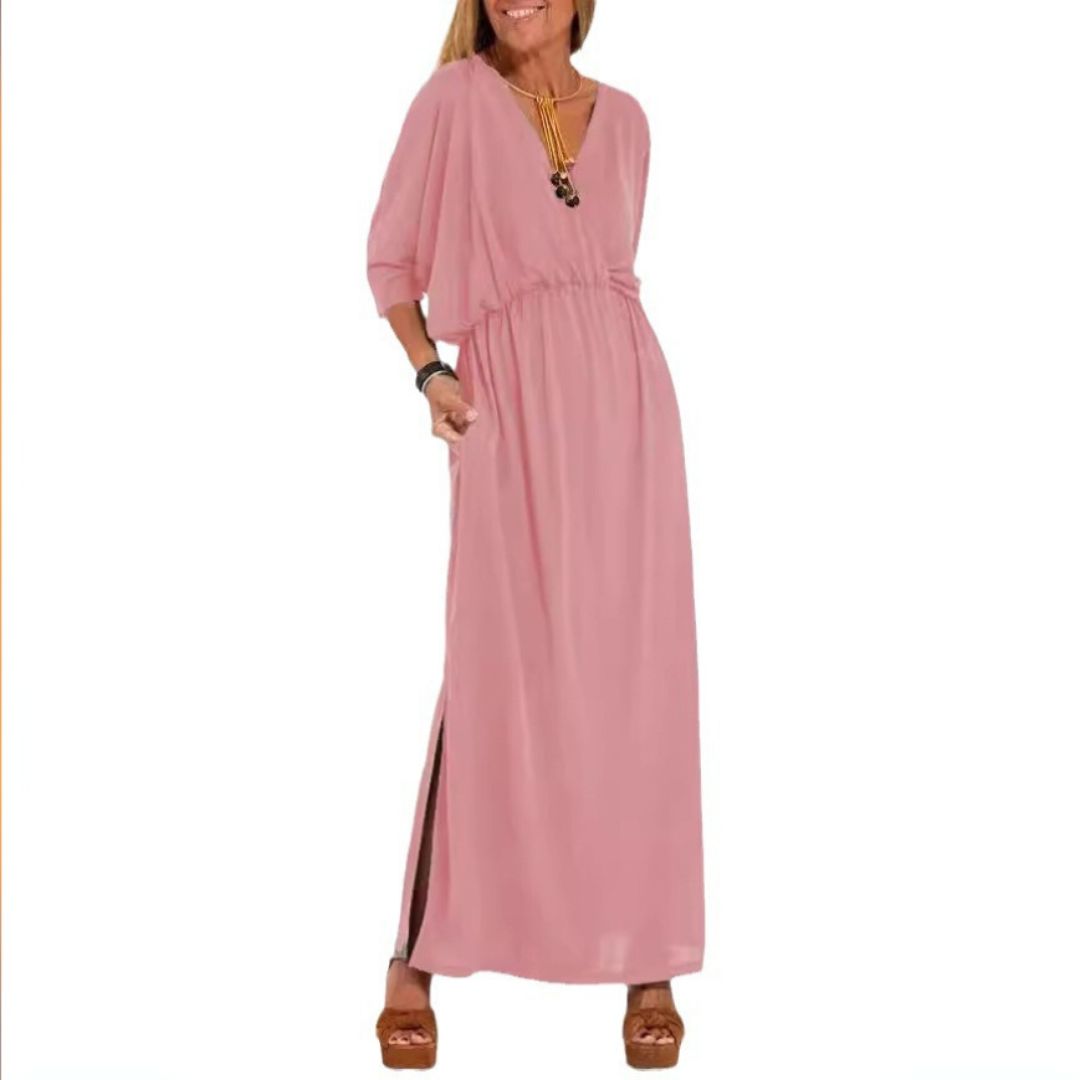 Charlotte | Elegant Maxi Dress with V-Neck
