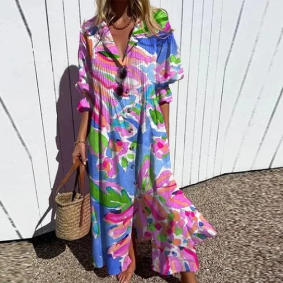 Ann | Boho dress with a loose silhouette
