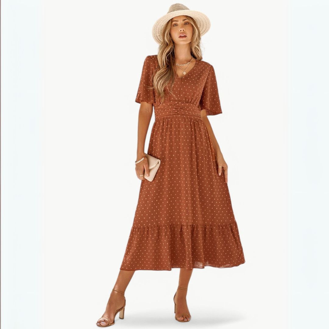 Jolana | Lightweight Summer Dresses with V-Neck