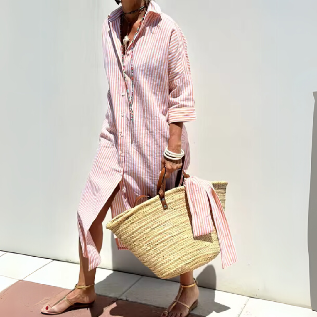Nikol | Striped Shirt Dresses with a Modern Cut