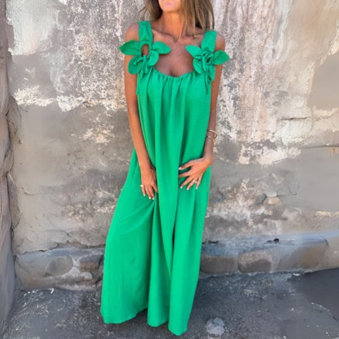 Stella | Elegant Summer Dress with U-Cut