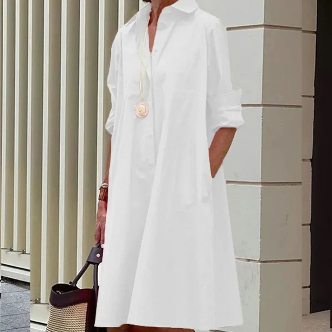 Denise | Elegant Polo Dress in Premium Cotton