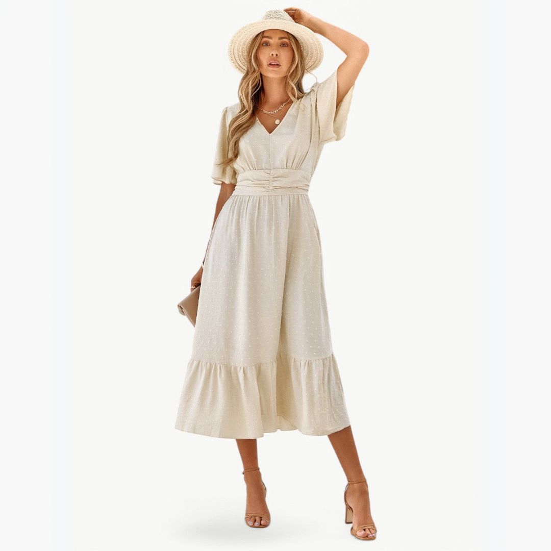 Jolana | Lightweight Summer Dresses with V-Neck