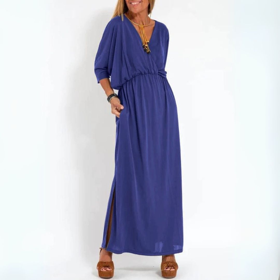 Charlotte | Elegant Maxi Dress with V-Neck