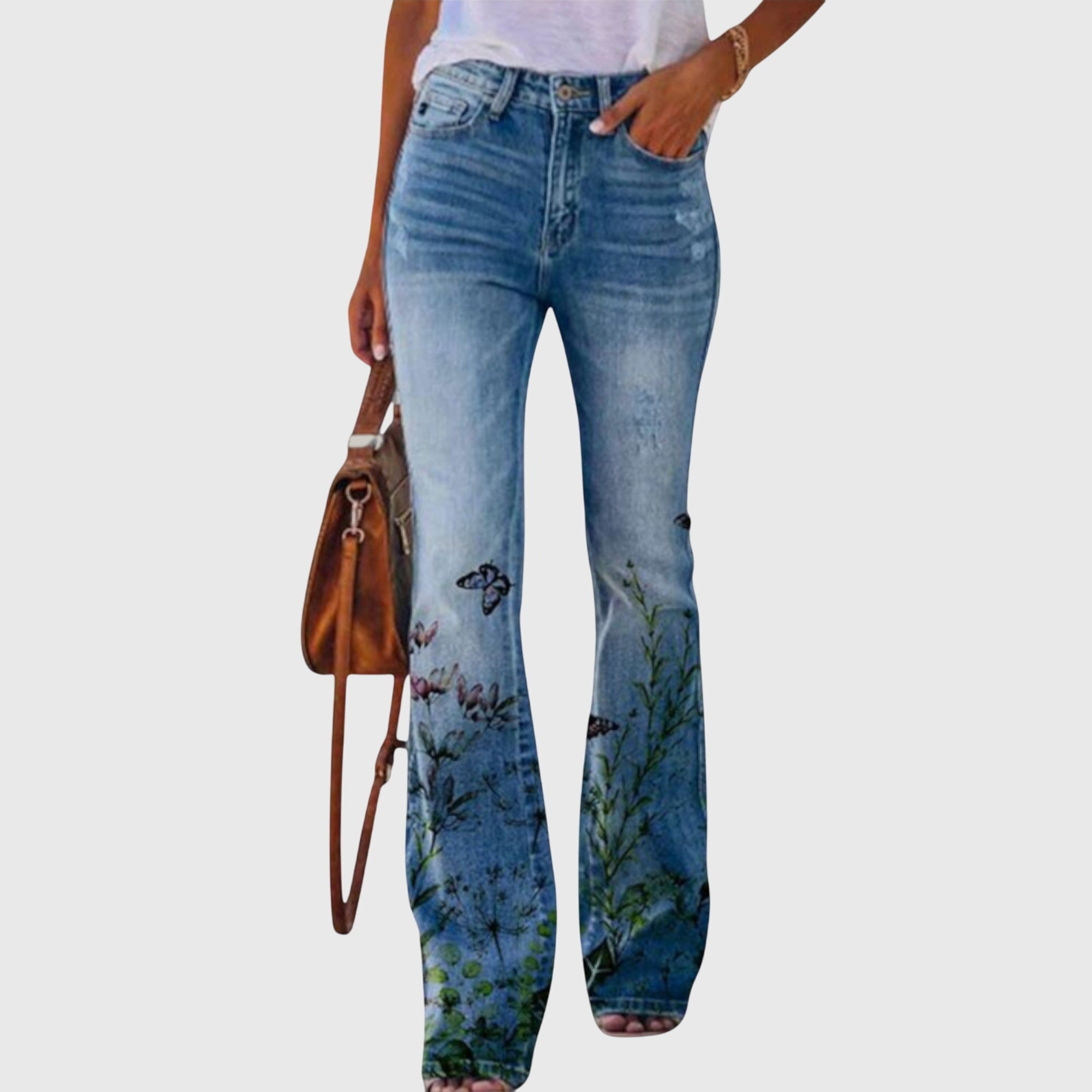 Pants with Flowers