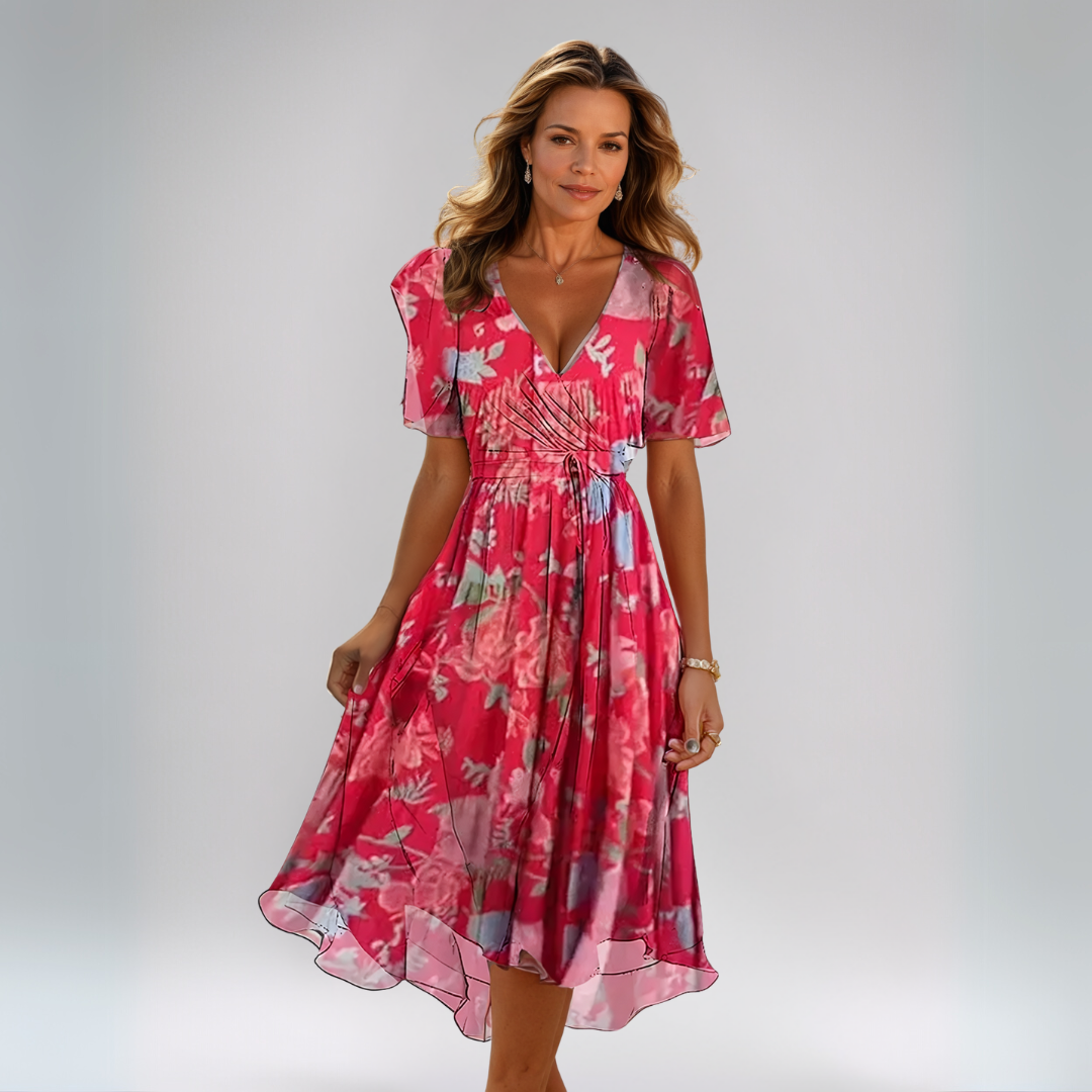 Tiana | Summer Dresses with Delicate Floral Pattern