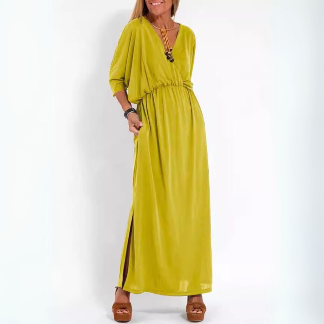 Charlotte | Elegant Maxi Dress with V-Neck