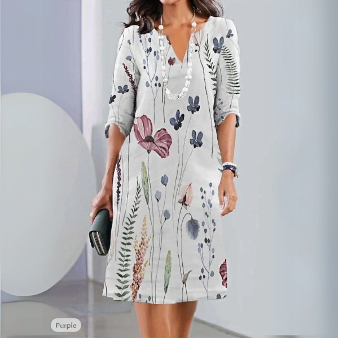 Madison | Floral Print High-Waisted Dresses
