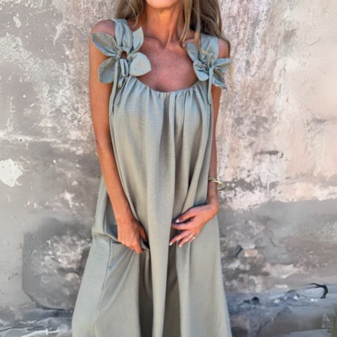 Stella | Elegant Summer Dress with U-Cut