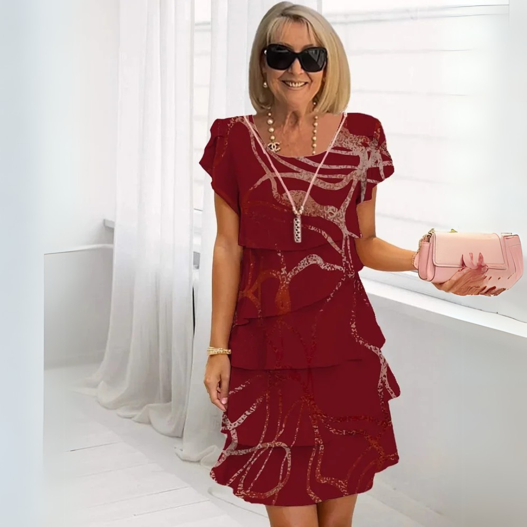 Anita | Elegant Leopard Print Dress