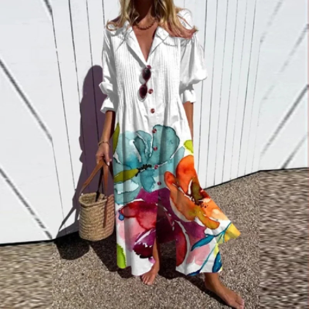 Ann | Boho dress with a loose silhouette