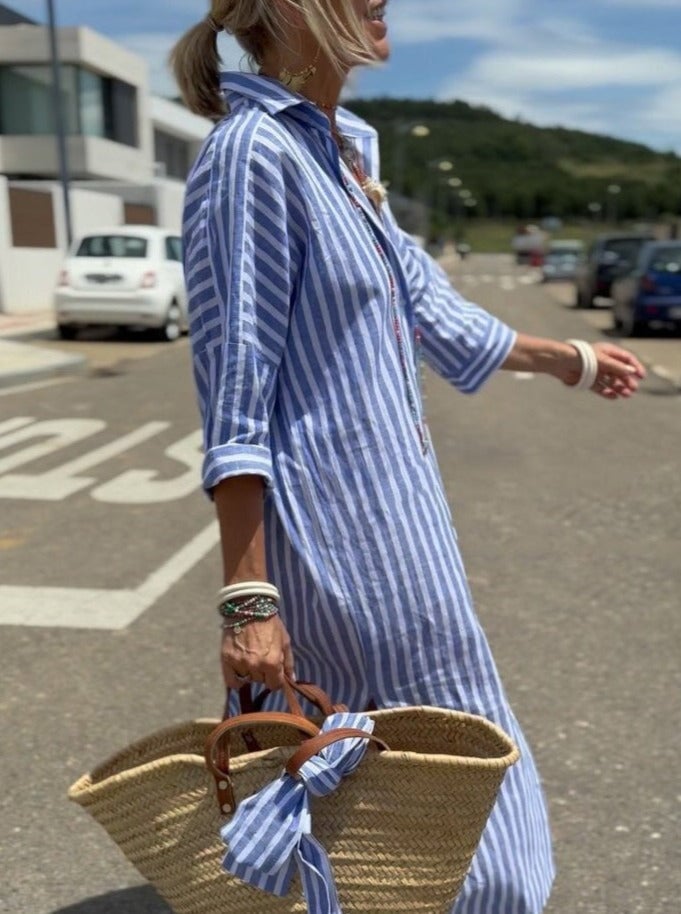 Nikol | Striped Shirt Dresses with a Modern Cut