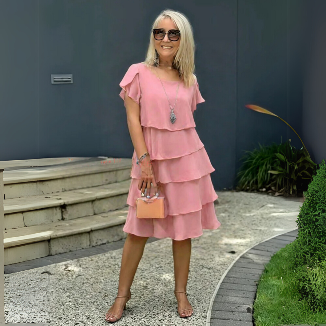 Sofia | Elegant dress made of thin fabric
