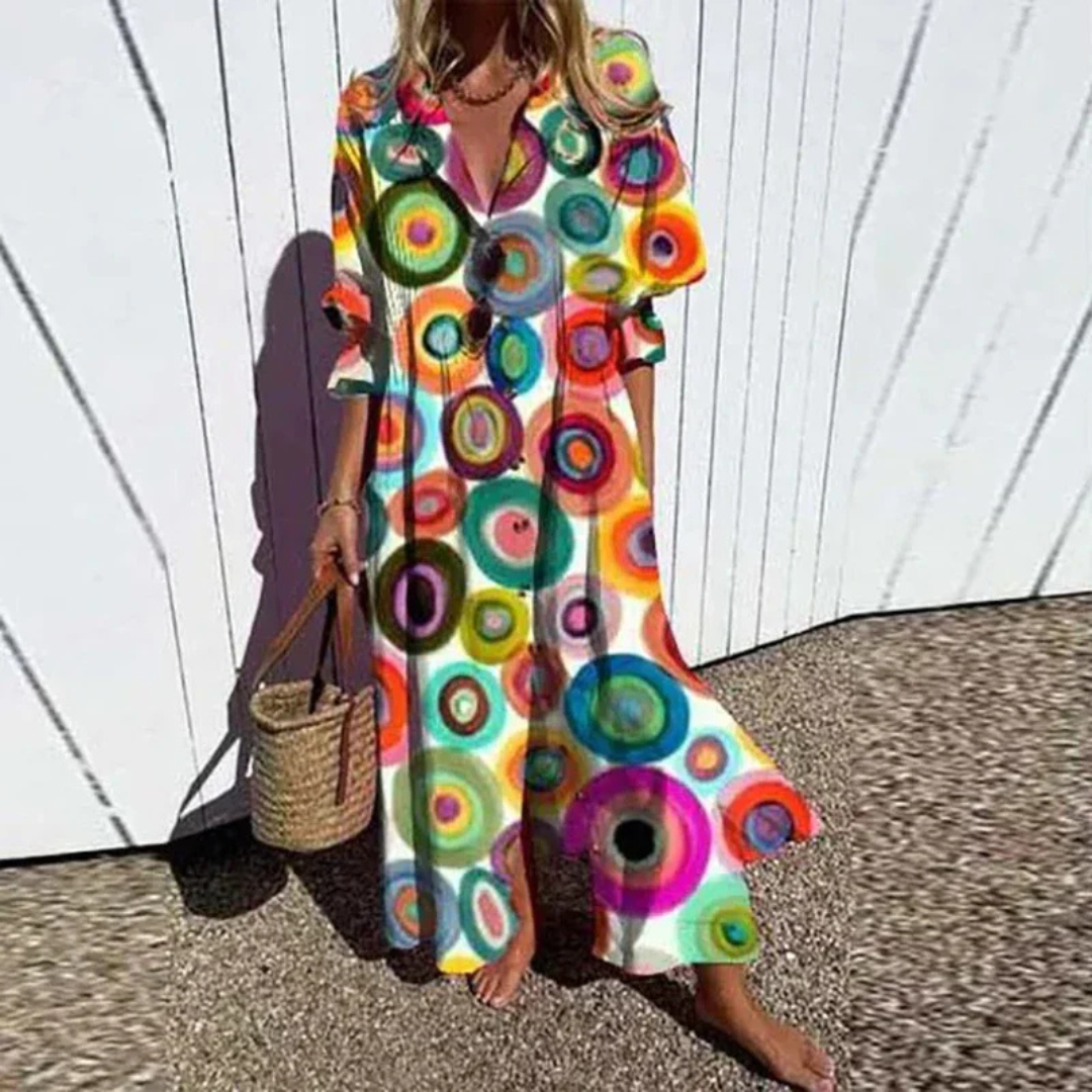 Ann | Boho dress with a loose silhouette