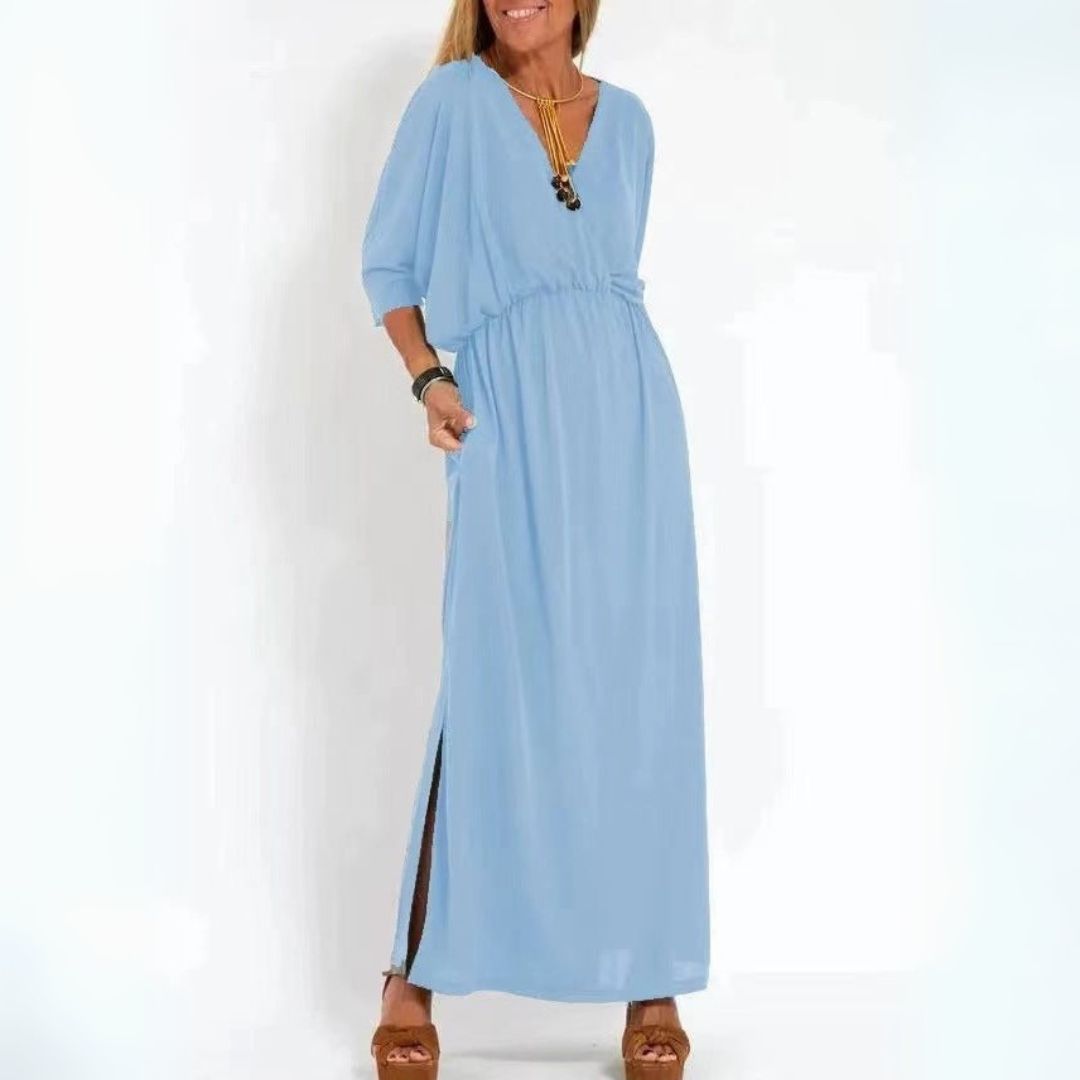 Charlotte | Elegant Maxi Dress with V-Neck