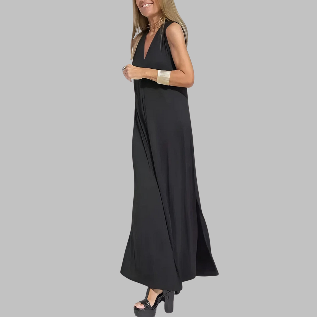 Theresa | Elegant Maxi Dress + Matching Cardigan as a GIFT