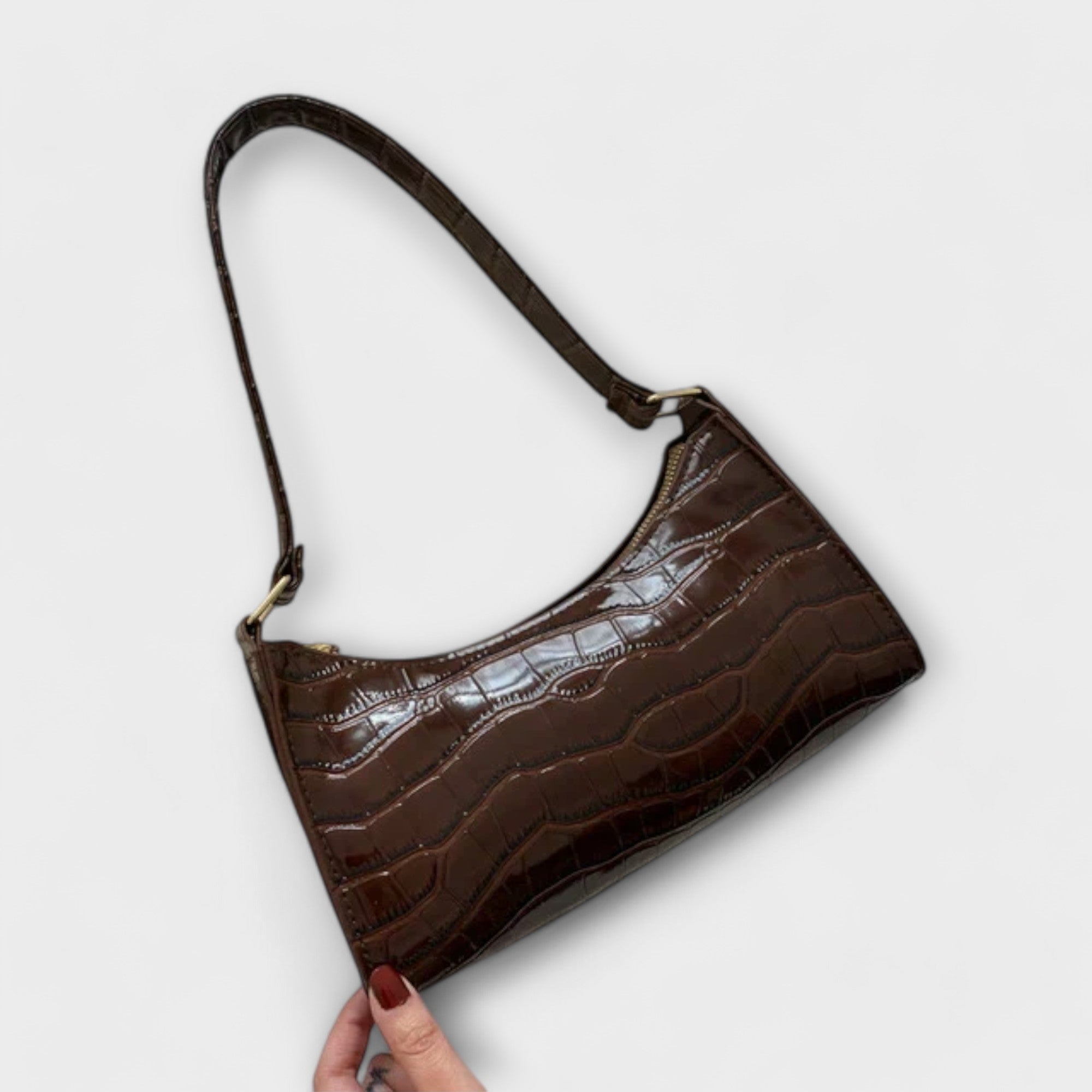 Uma | Shiny Leather Bag