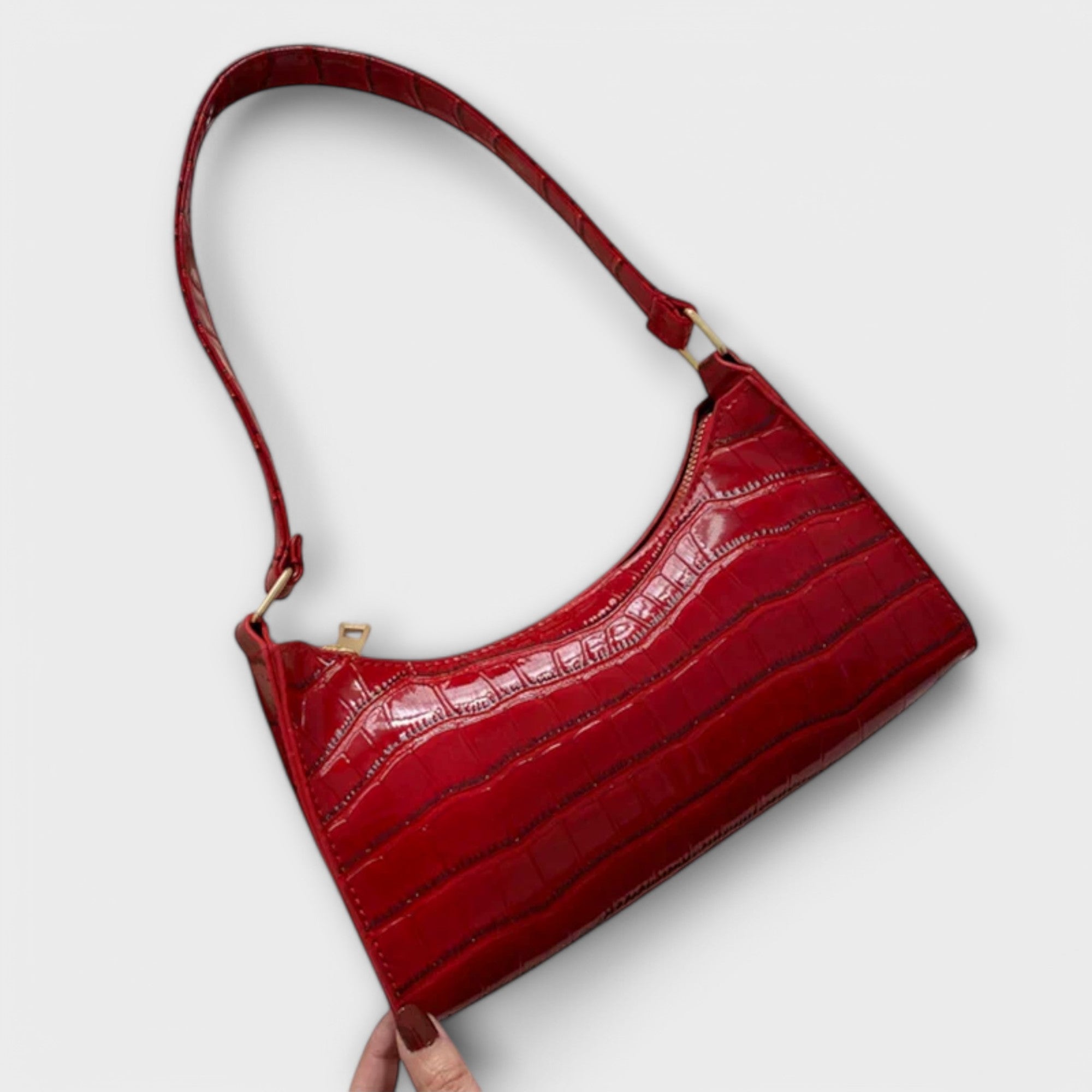 Uma | Shiny Leather Bag