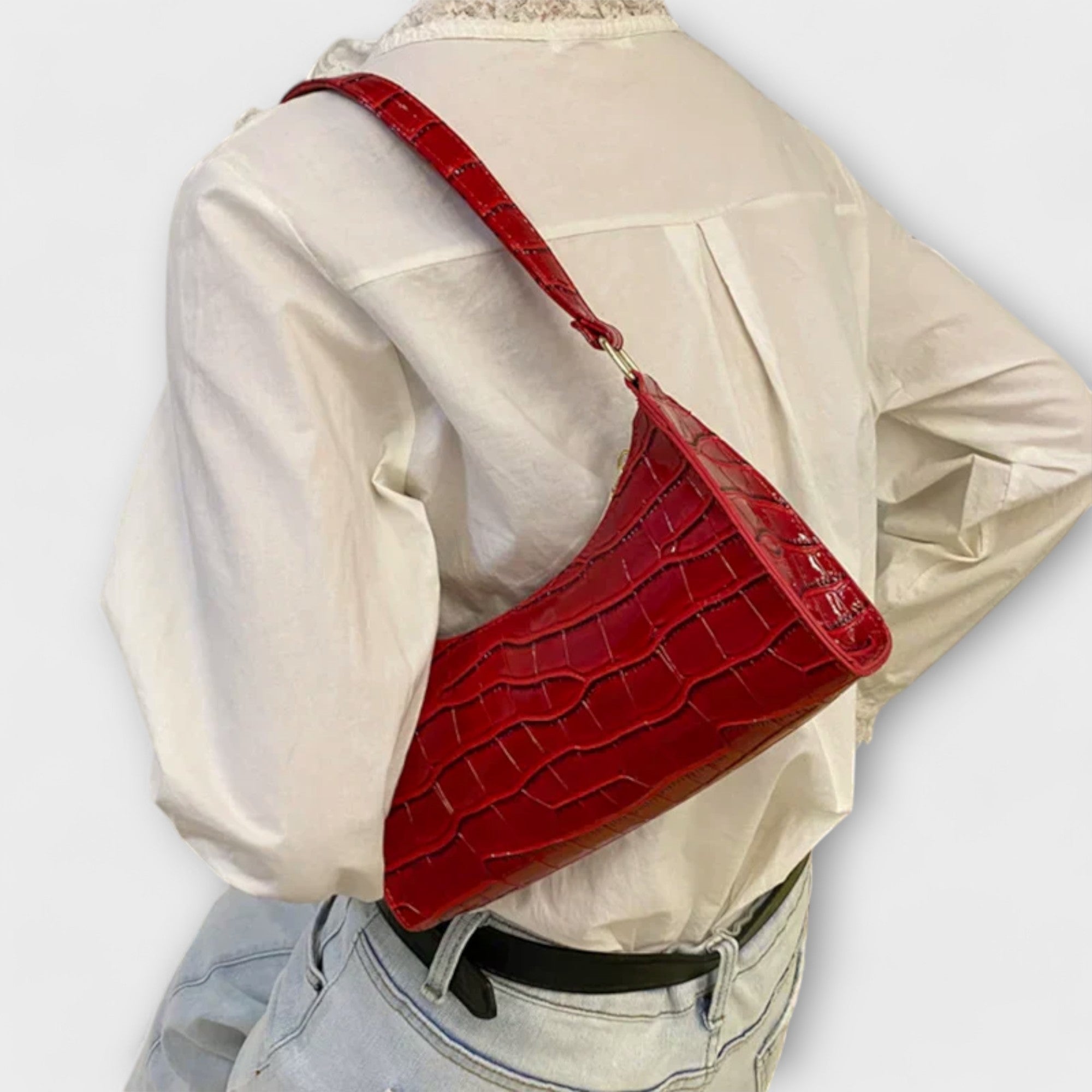 Uma | Shiny Leather Bag