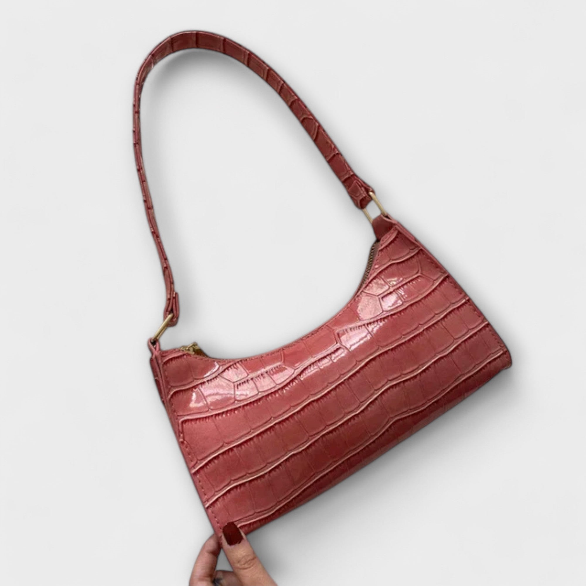 Uma | Shiny Leather Bag