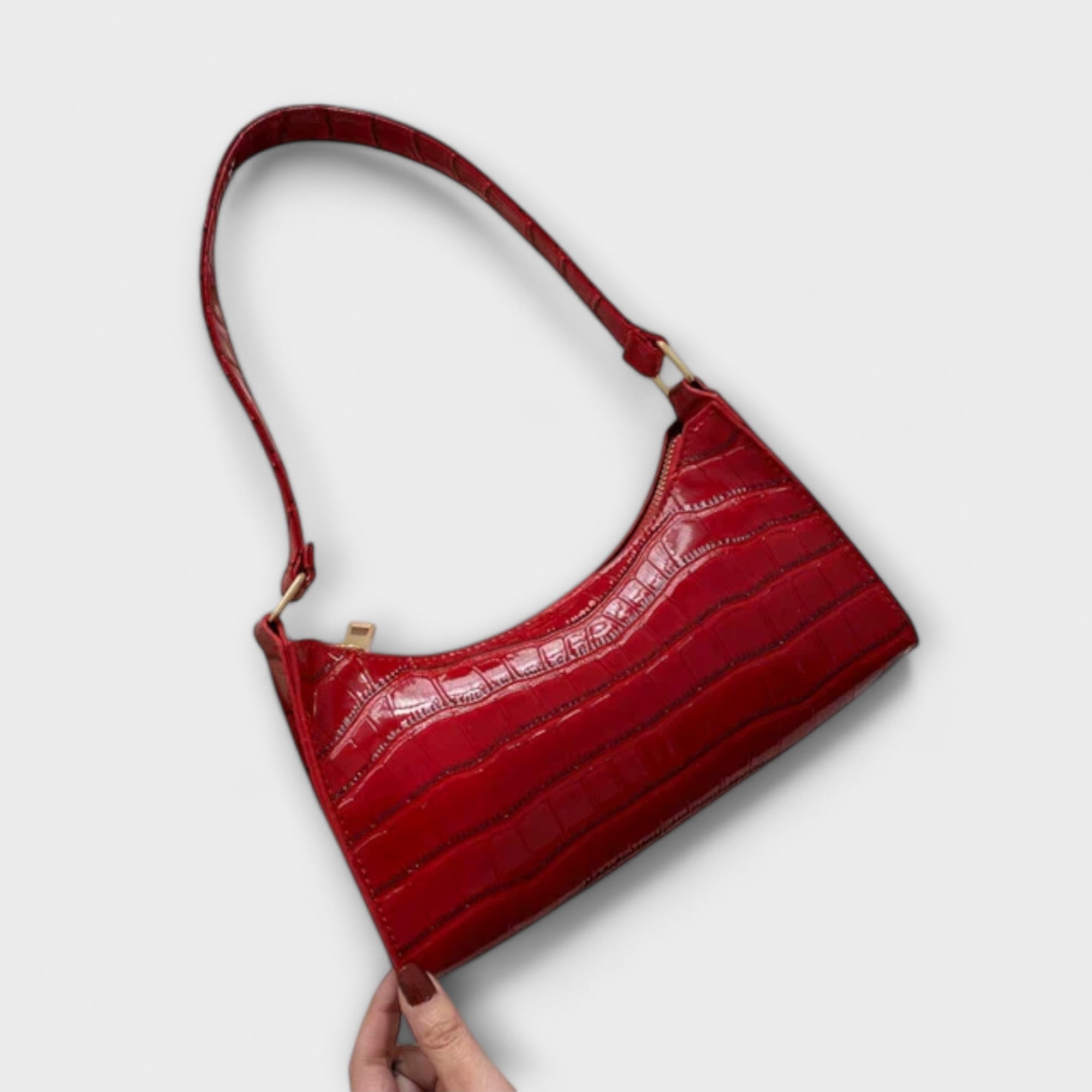 Uma | Shiny Leather Bag