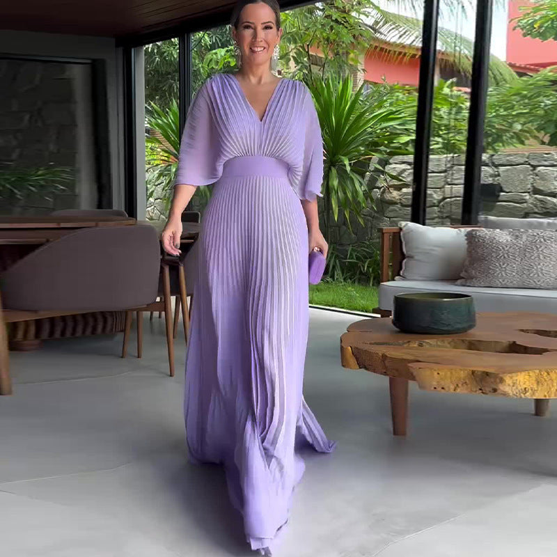 Zarya | Perfect Pleated Maxi Dress for Every Season