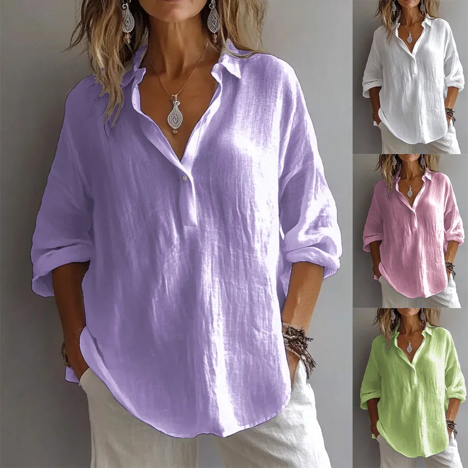 Barbara | Long Casual Blouse