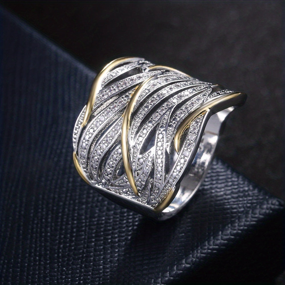 Aileen | Elegant Twisted Multi-Layer Ring