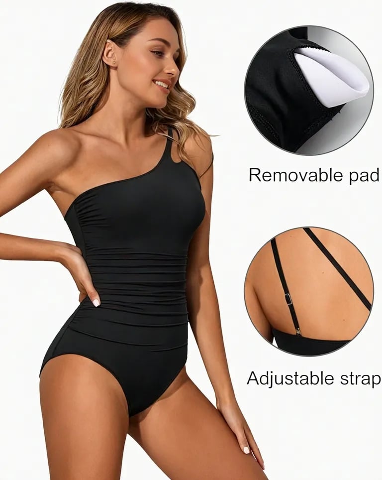 Nadine | One Shoulder Swimsuit