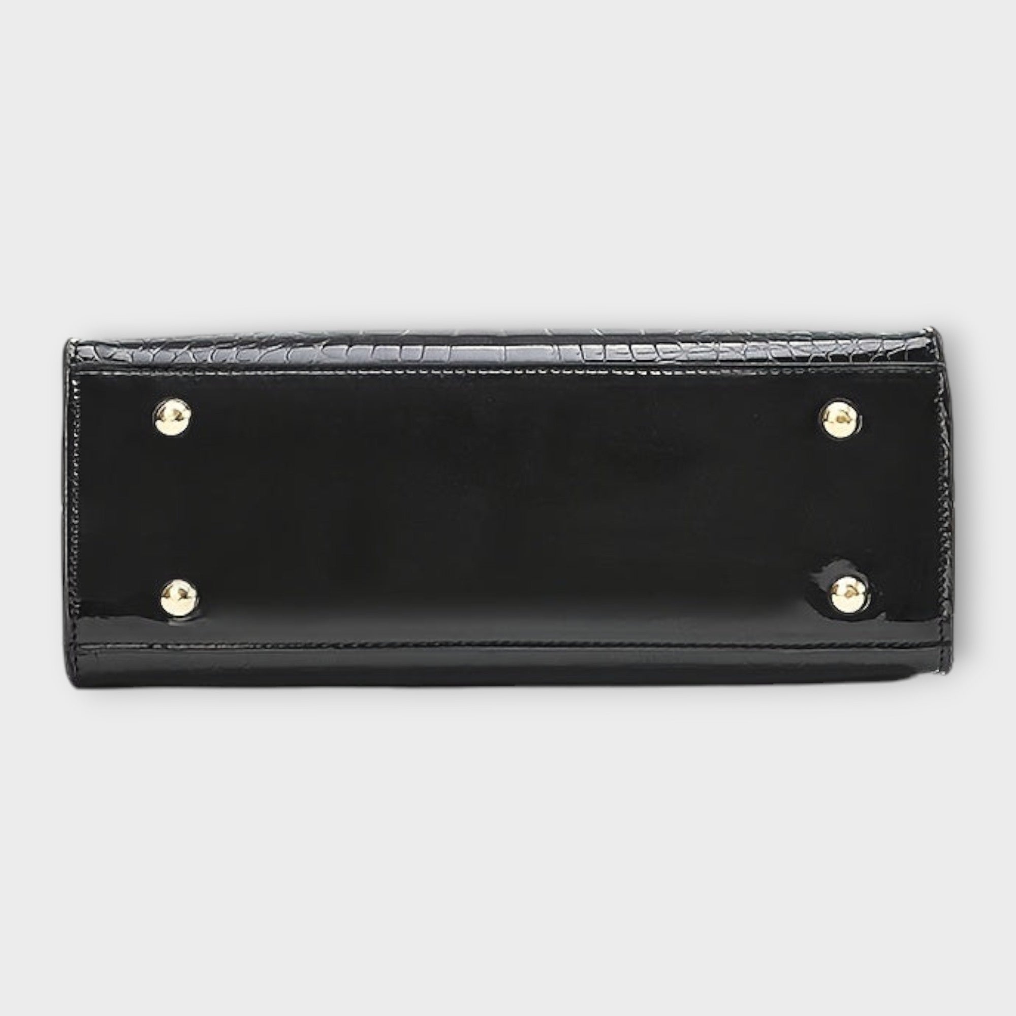 Madison | Glossy Crocodile Pattern Handbag