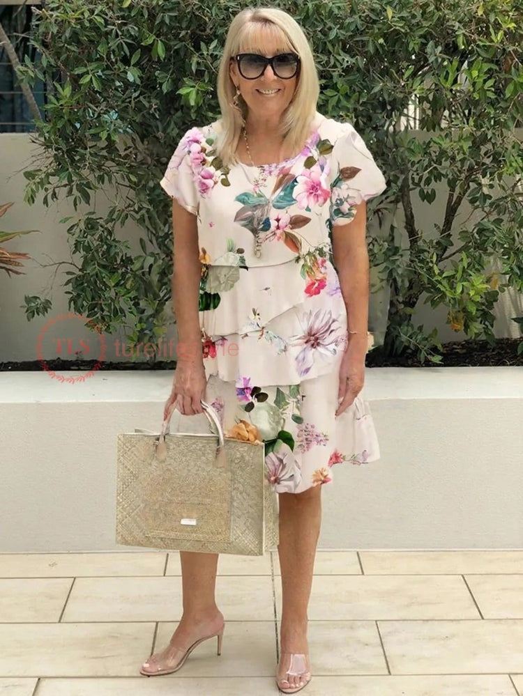 Venus | Dress with Cascading Plants