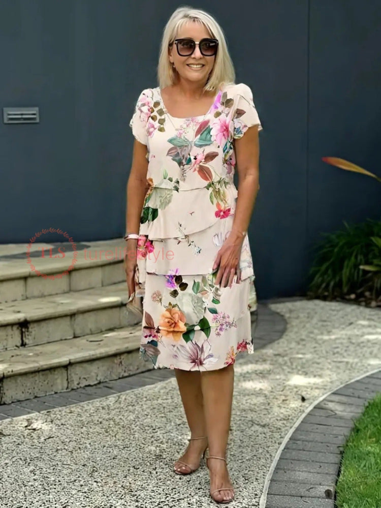 Venus | Dress with Cascading Plants