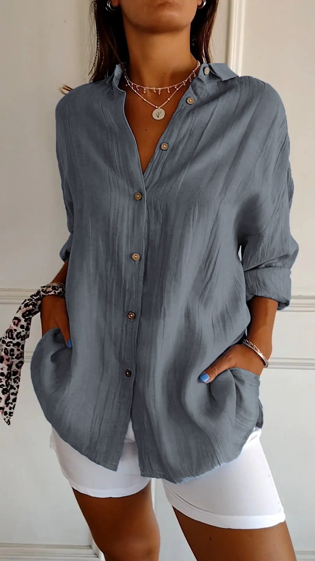 Cecylia | Comfortable Long Blouse