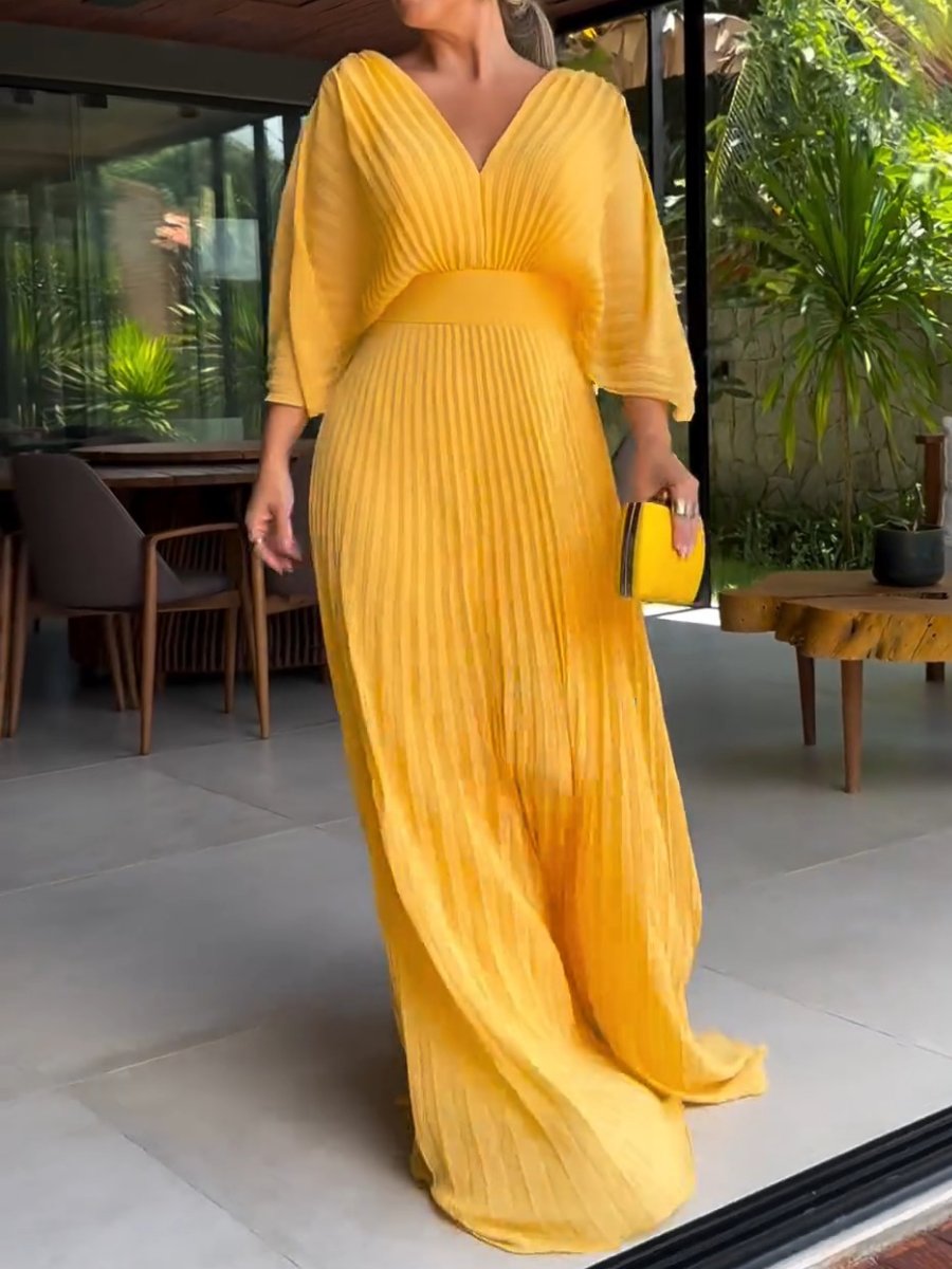 Zarya | Perfect Pleated Maxi Dress for Every Season