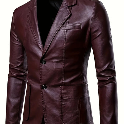 Clyde | Elegant leather blazer