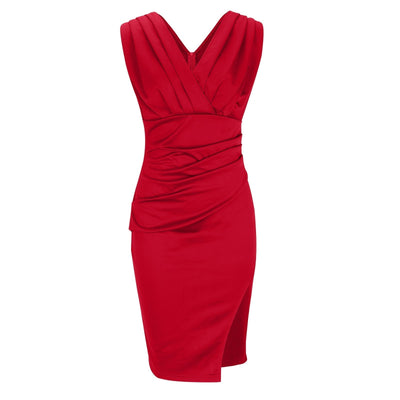 Jessica | Dress with V-Neck and Slit