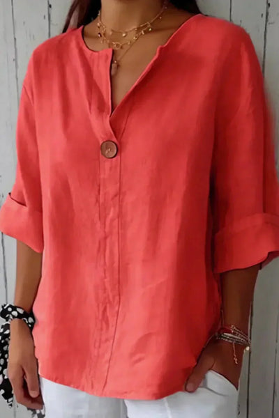 Deborah | Effortless Linen Top