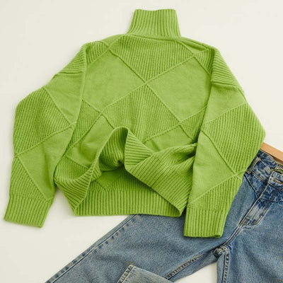 Bernice | Turtleneck Knit Sweater