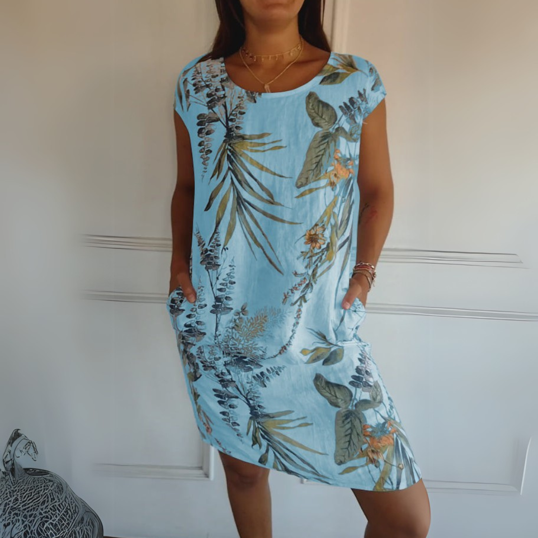 Rachel | Elegant dress with a seam collar
