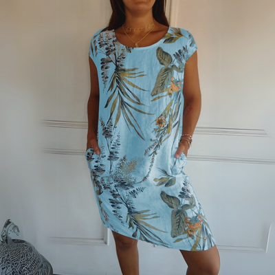 Rachel | Elegant dress with a seam collar